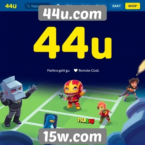 44u.com: uma nova tendência em jogos multiplayer