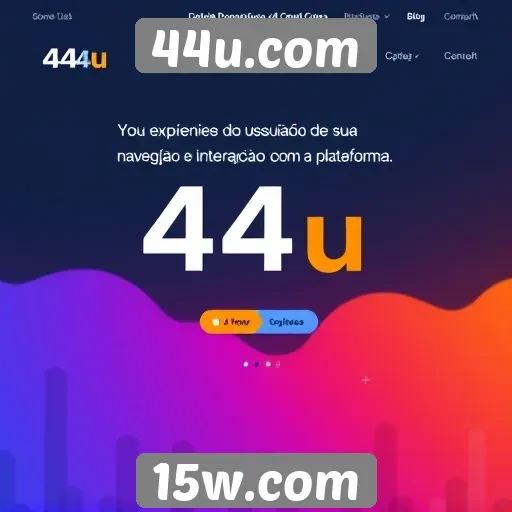 Análise da experiência do usuário em 44u.com